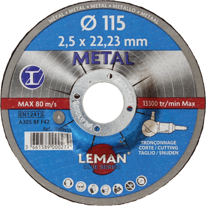 Pack de 5 disques tronÇonnage metal 