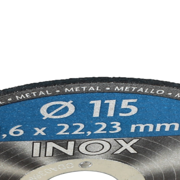 Pack 5 disques tronÇonnage inox