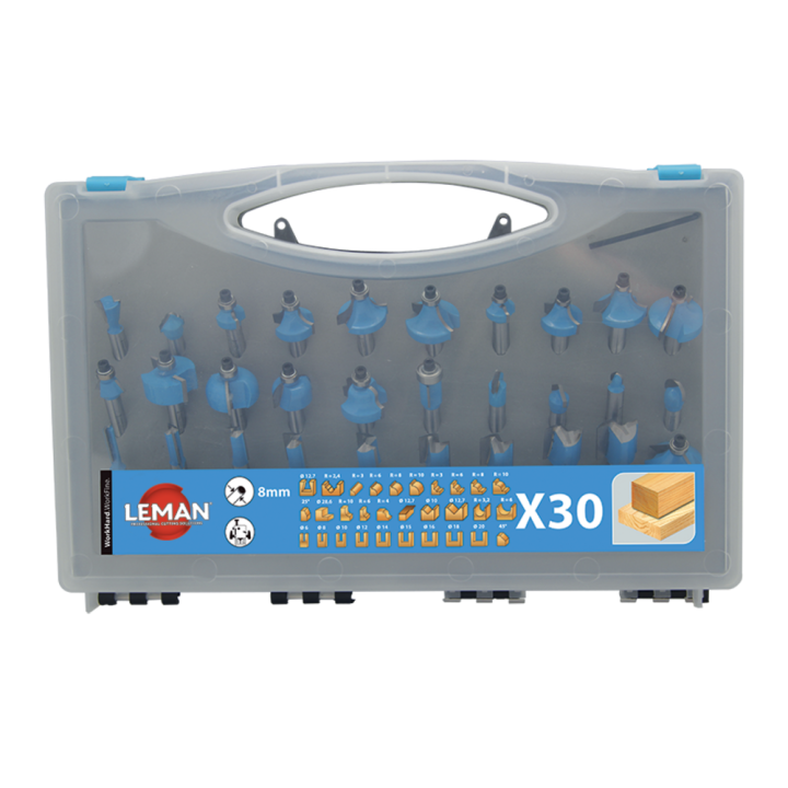 Coffret de 30 mÈches de dÉfonceuse