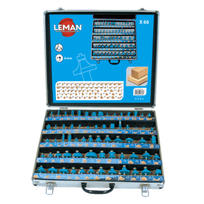 Coffret de 66 mÈches de dÉfonceuse