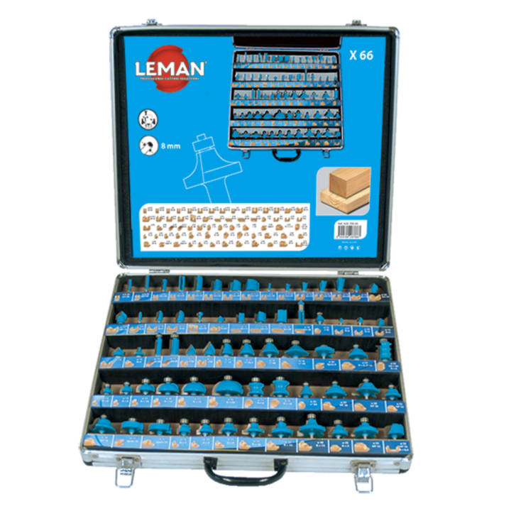 Coffret de 66 mÈches de dÉfonceuse