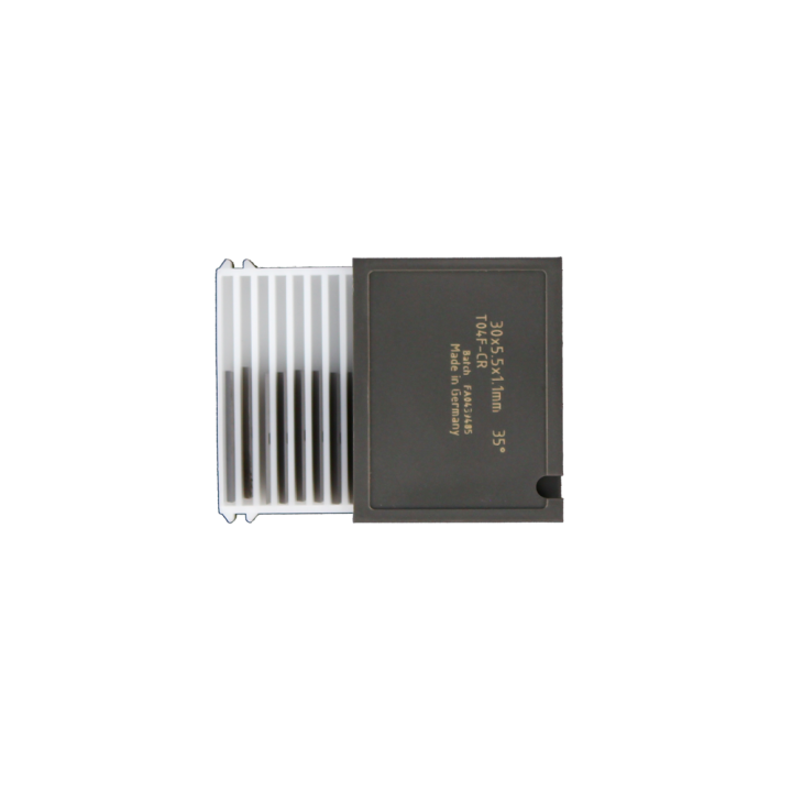 Mini plaquettes carbure 35 rainurÉe