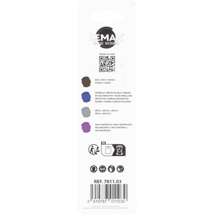 Carte 3 lames de scie sauteuse