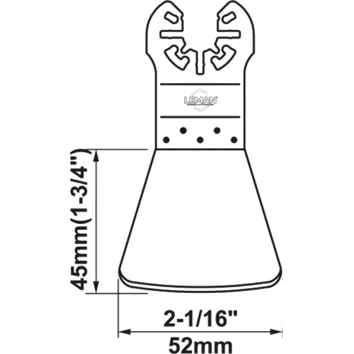 Spatule flexible acier carbone