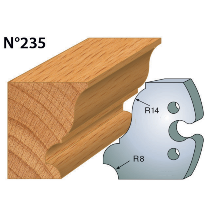 Jeux 2 fers hauteur 50 mm