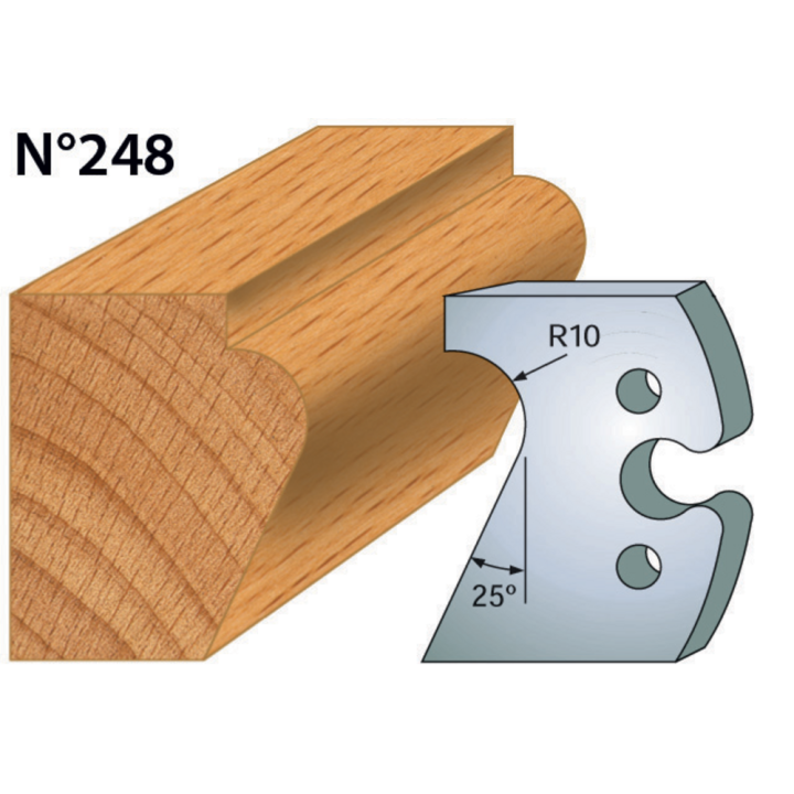 Jeux 2 fers hauteur 50 mm