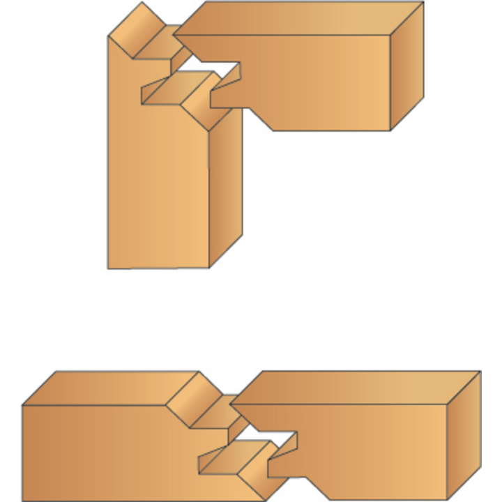 MÈche bouvetage À 45