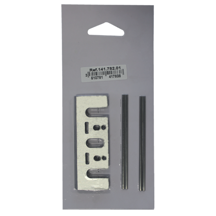 Jeu de 2 adaptateurs pour rabot portatif avec fers