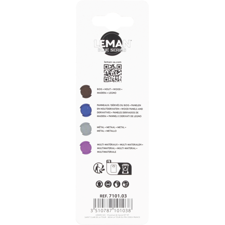 Carte 3 lames de scie sauteuse