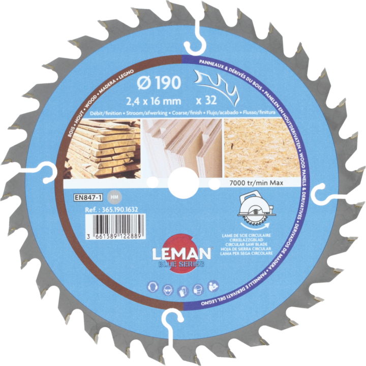 Lame de scie circulaire pour machines portatives