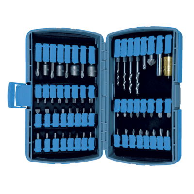 Coffret embouts et forets bois 14'' 56 piÈces