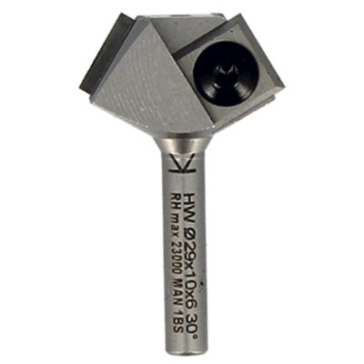 MÈche d'affleureuse À plaquettes rÉversibles