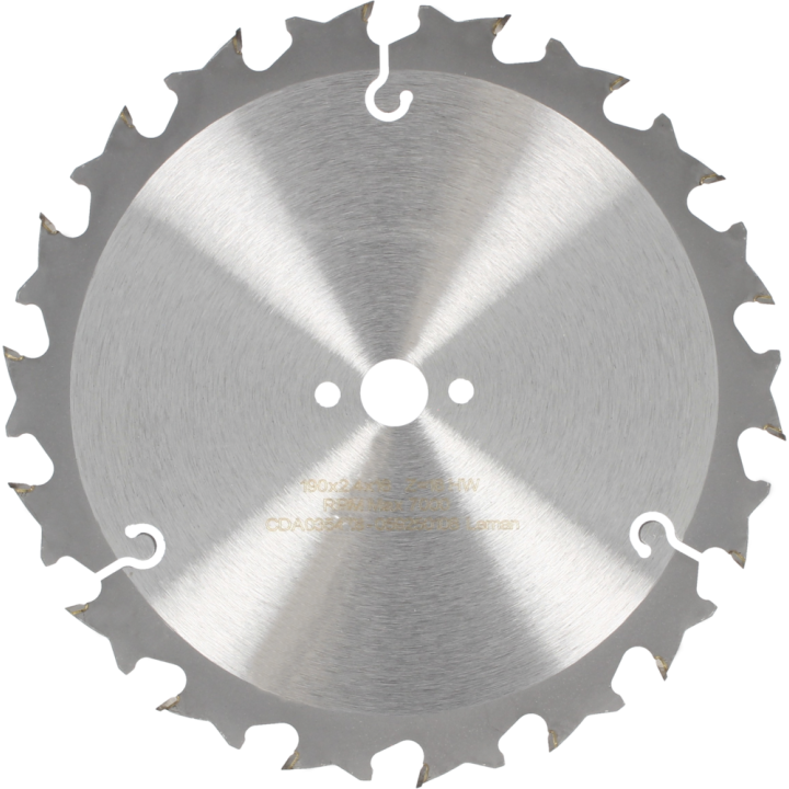 Lame de scie circulaire pour machines portatives et stationnaires sur table