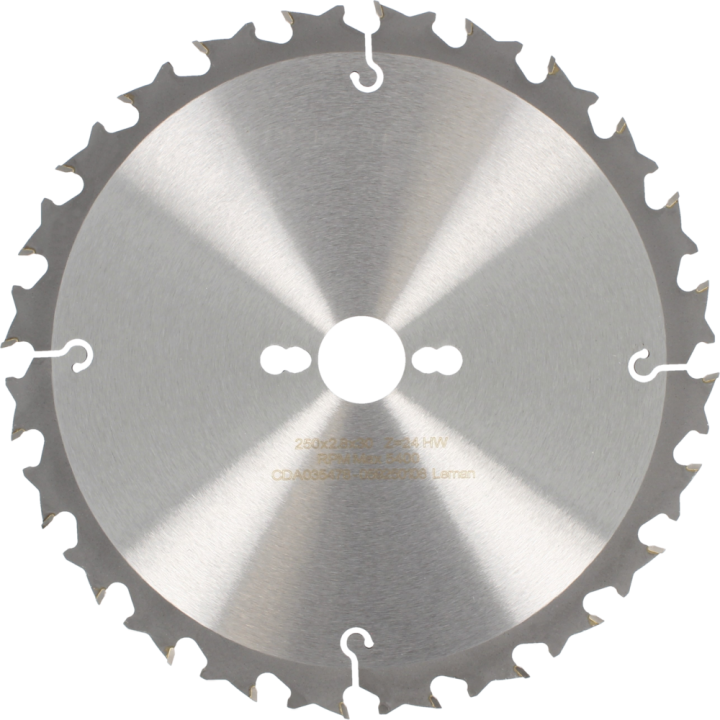 Lame de scie circulaire pour machines portatives et stationnaires sur table