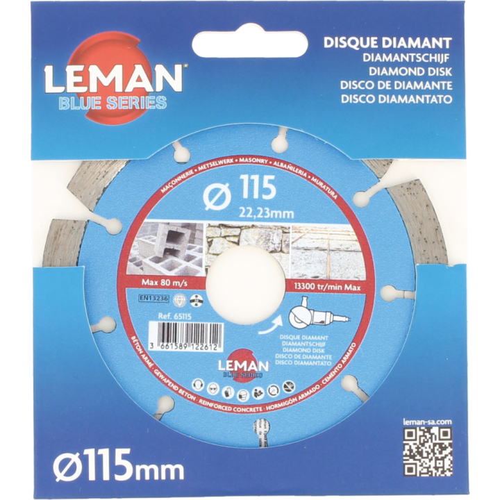 Disque diamant beton armé, aciers