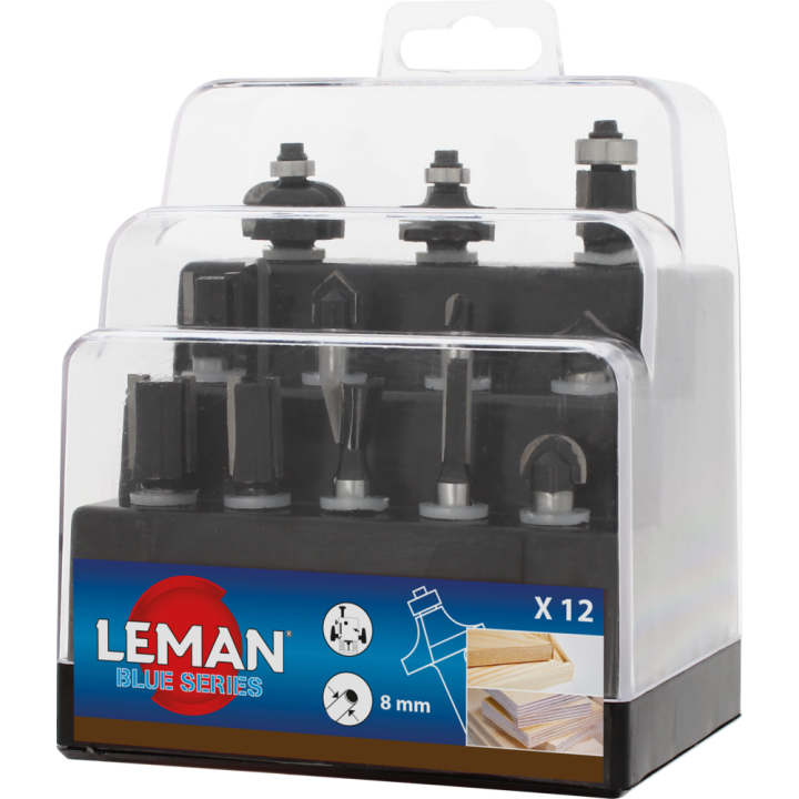 Coffret 12 meches carbure queue 8mm