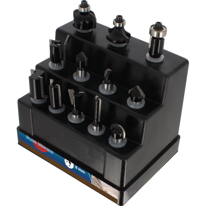 Coffret 12 meches carbure queue 8mm