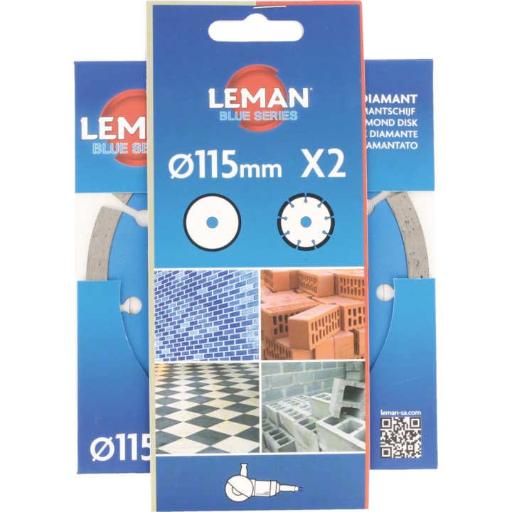 Lot de deux disques diamants