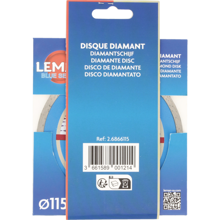 Lot de deux disques diamants