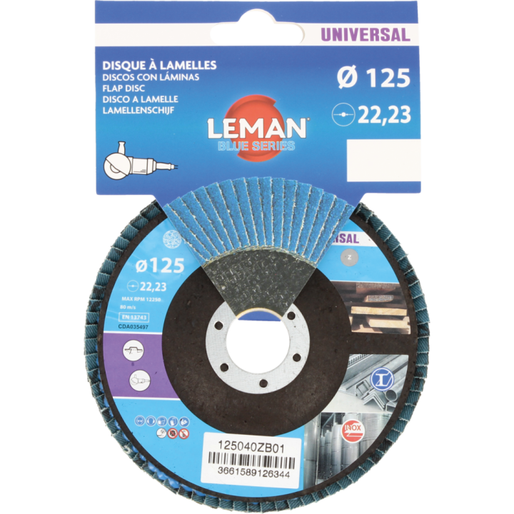 Disque à lamelles bombé zirconium
