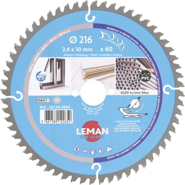Lame de scir circualire pour machines portatives et À onglets