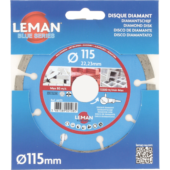 Lot de deux disques diamants
