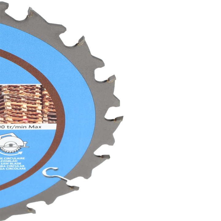 Lame de scie circulaire pour machines portatives et stationnaires sur table