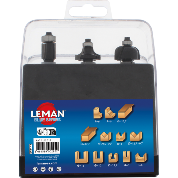 Coffret 12 meches carbure queue 8mm