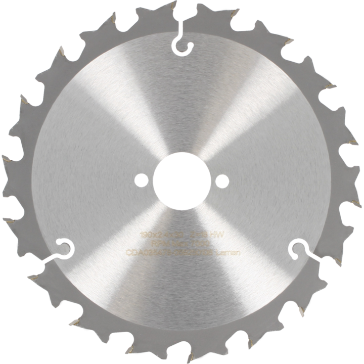 Lame de scie circulaire pour machines portatives et stationnaires sur table