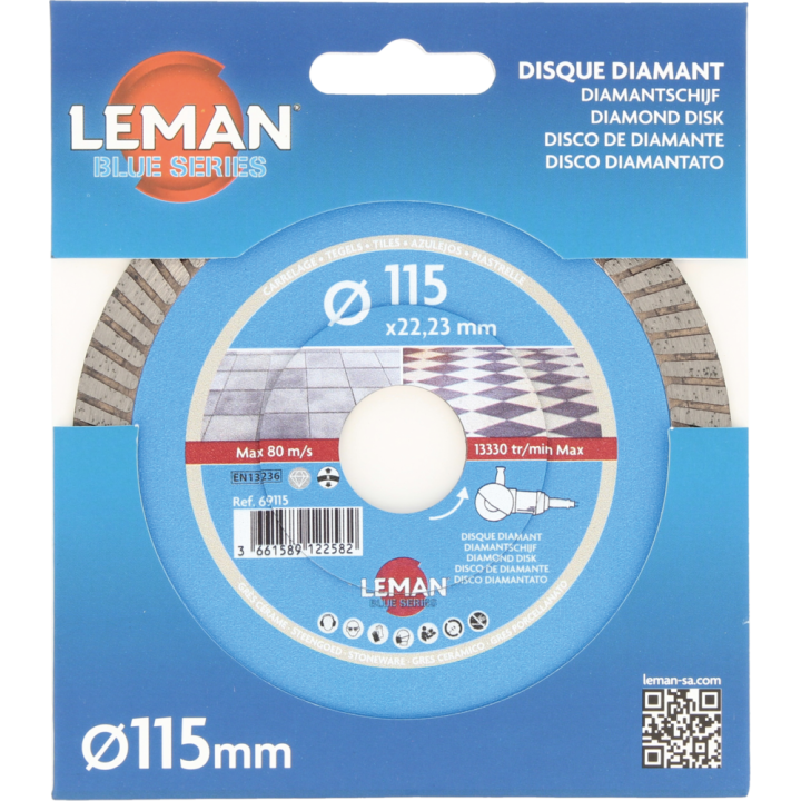 Disque diamant grès cerame