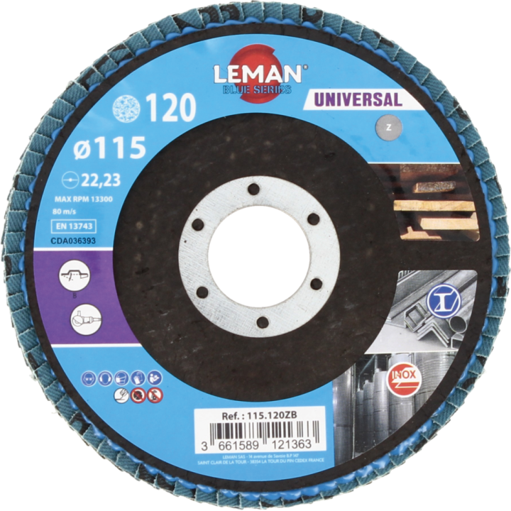 Disque à lamelles bombé zirconium