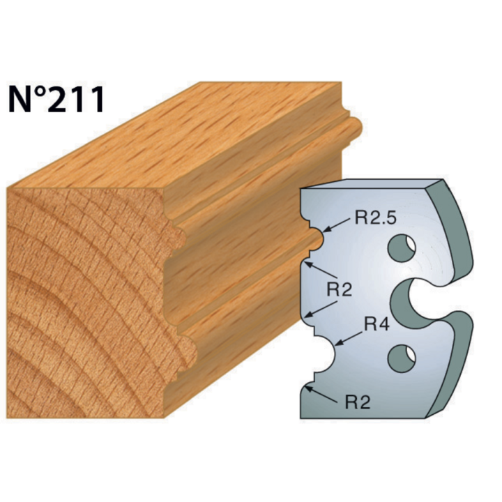 Cuchillas altura 50 mm
