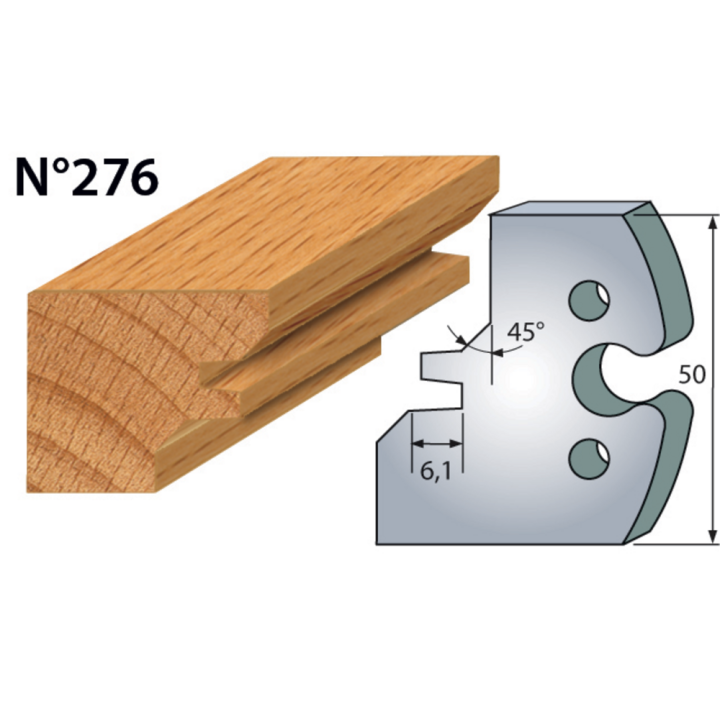 Cuchillas altura 50 mm