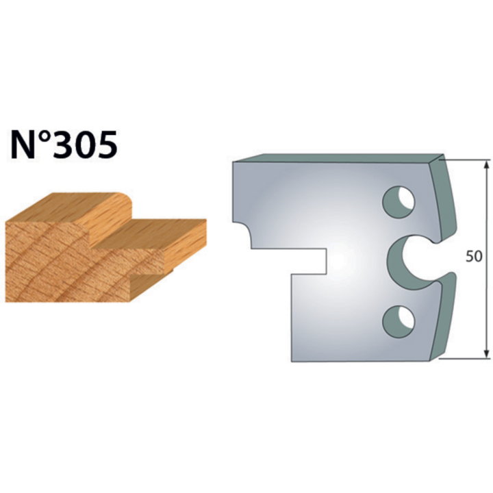 Cuchillas altura 50 mm