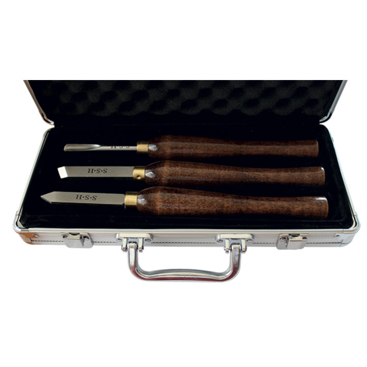 Caja de 3 herramientas de torneado
