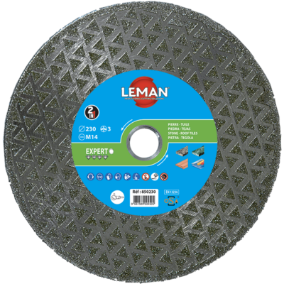 Disque diamant coupe et ponce pierre naturelle