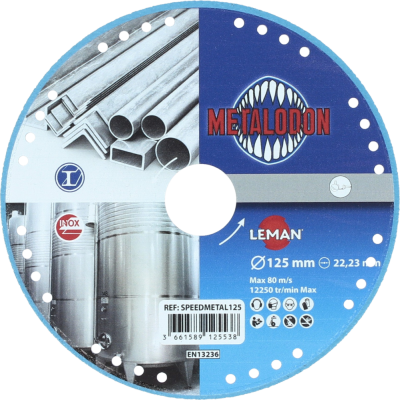 Disque diamant jante continue acier