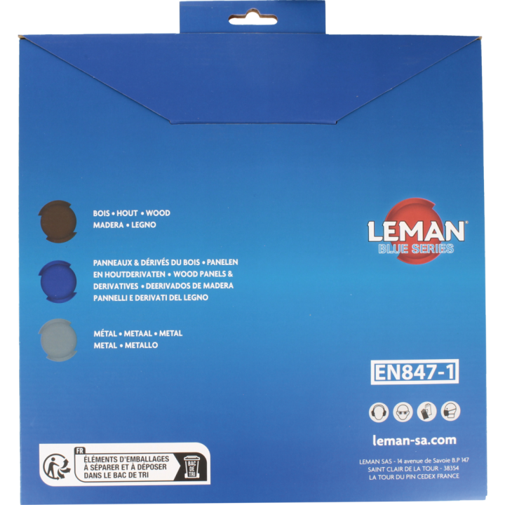 Lame de scie circulaire pour machines portatives et stationnaires sur table