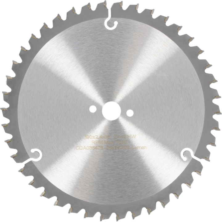 Lame de scir circualire pour machines portatives et À onglets