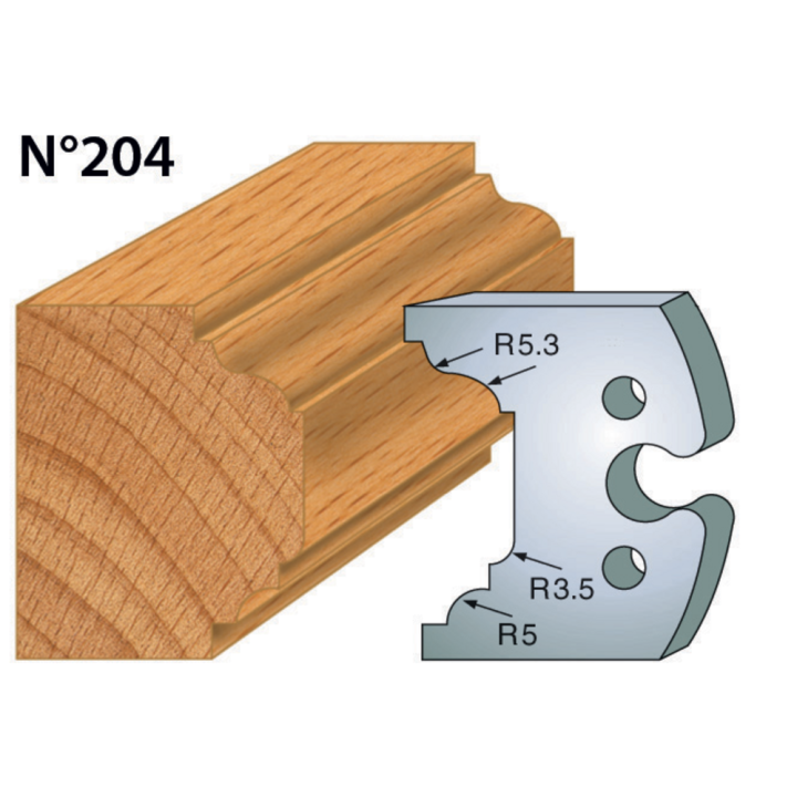 Cuchillas altura 50 mm