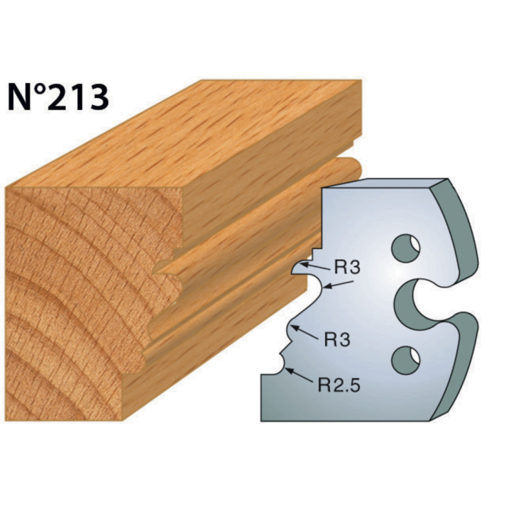 Cuchillas altura 50 mm