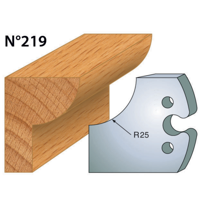 Cuchillas altura 50 mm