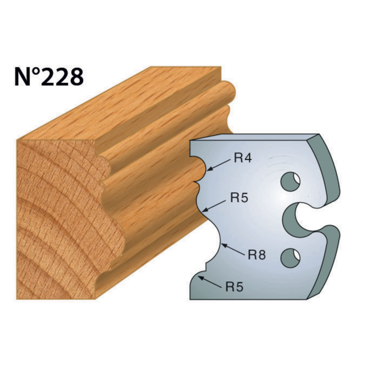 Cuchillas altura 50 mm