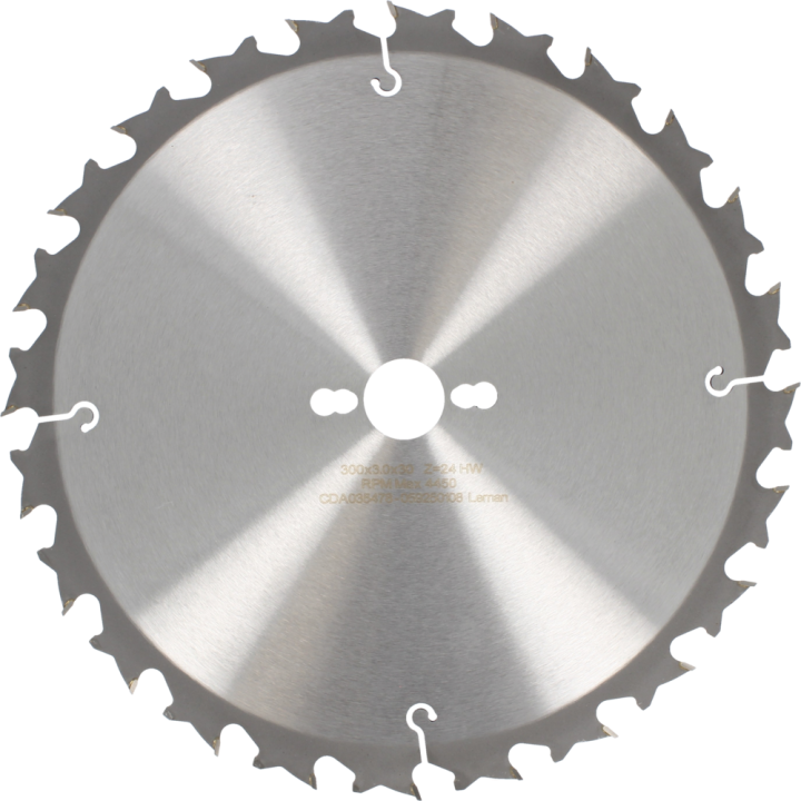 Lame de scie circulaire pour machines portatives et stationnaires sur table