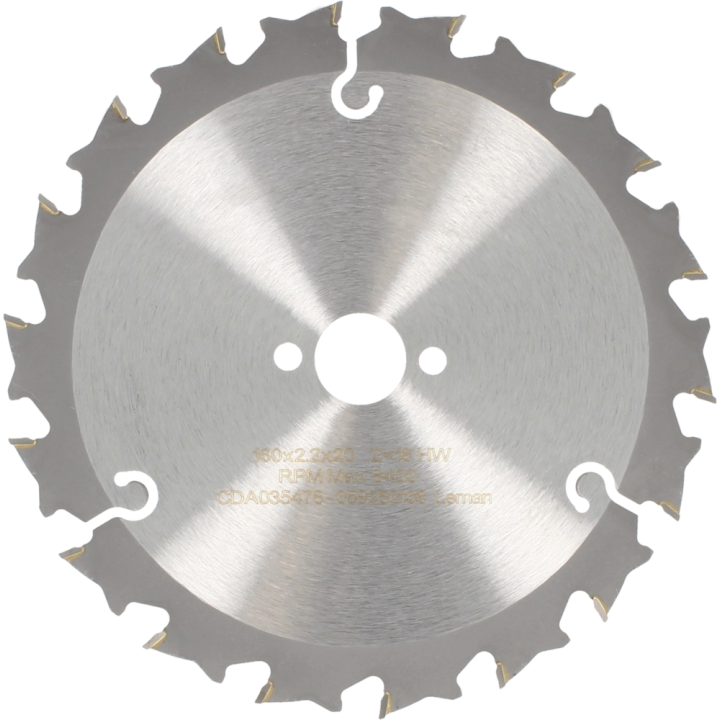 Lame de scie circulaire pour machines portatives et stationnaires sur table