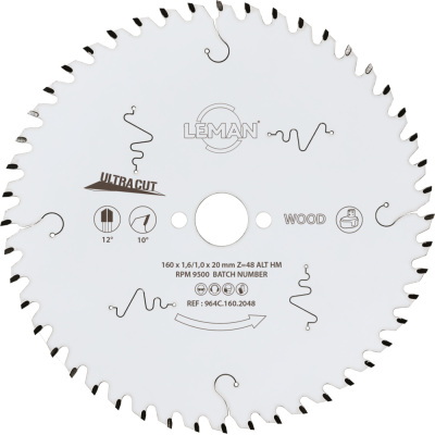 Lame circulaire pour machines portative et À onglets sur batterie
