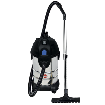Aspirateur  inox  dÉcolmatage manuel eau et poussiÈre  30 l