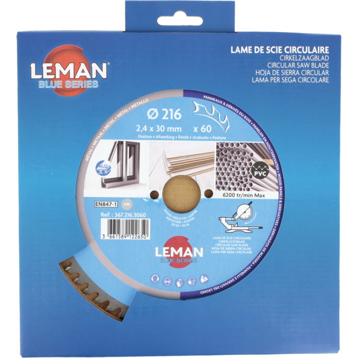 Lame de scir circualire pour machines portatives et À onglets