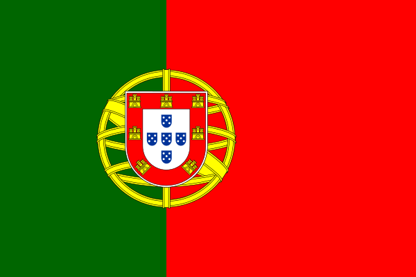 La bandera de Portugal